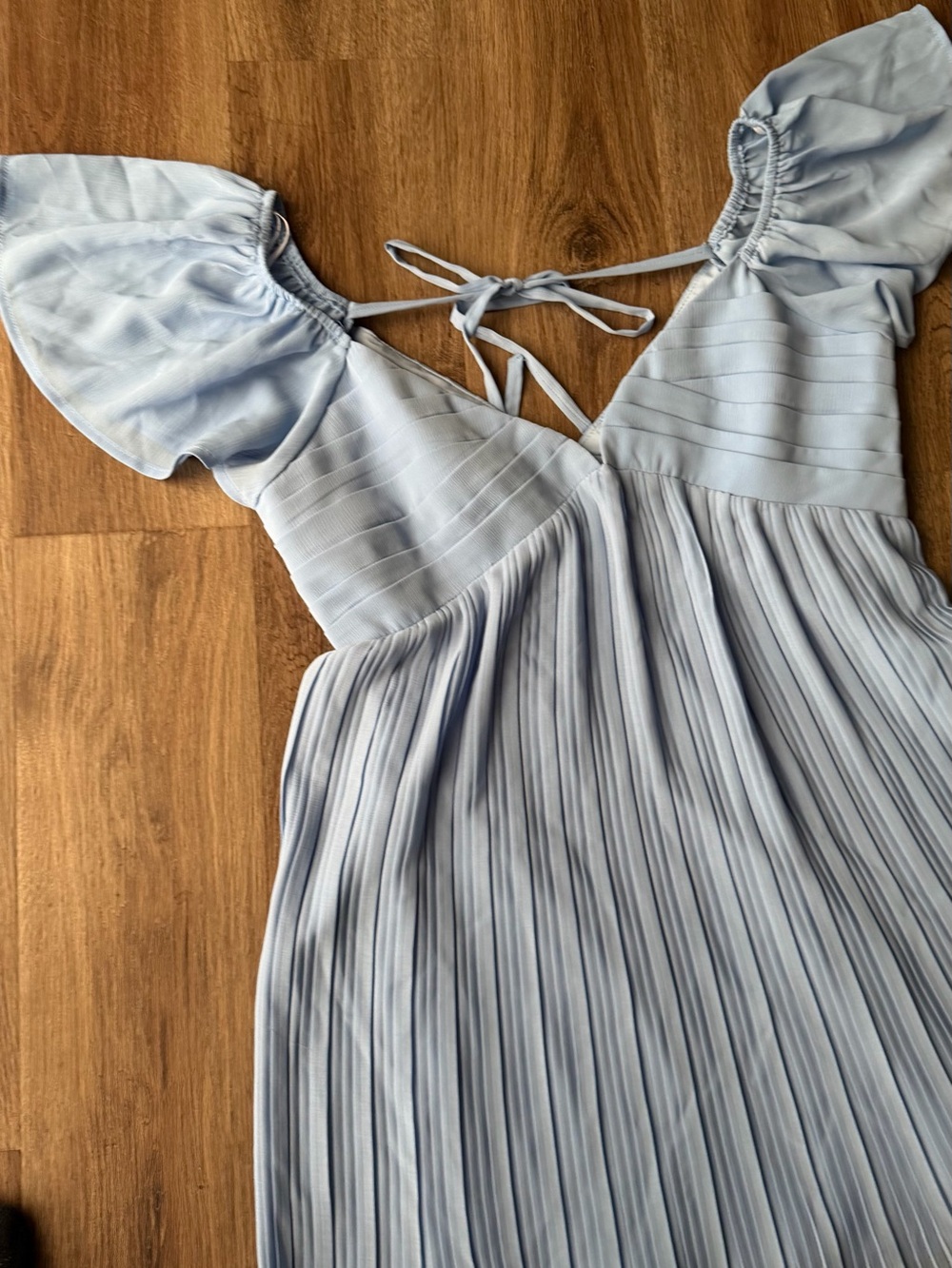 Lulus Baby Blue Dress - Picture 6 of 9